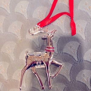 Lenox metal reindeer ornament